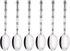 Get Top One Stainless Steel Tea Spoon Set, 6 Pieces, 15 cm - Silver with best offers | Raneen.com