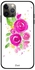 Flowers Printed Case Cover -for Apple iPhone 12 Pro White/Pink/Green White/Pink/Green