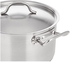 CHEFSET STEEL COOKING POT WITH LID 20CM , SILVER , CI5003 , 1 PC