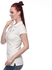 U.S. Polo Assn. 2132308N1CK-WHBK Polo Shirt for Women - XS, White/Navy