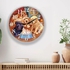 Fashionista Egypt Handmade Designs Dogs Colour Wooden Wall Clock