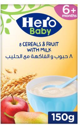 Good Morning 8 Cereal & Fruit with Milk 150gm