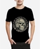 Ibrand Printed-T-Shirt-Black