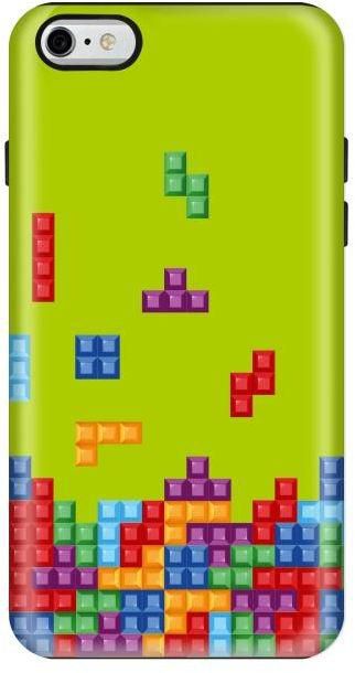 Stylizedd Apple iPhone 6/6s Premium Dual Layer Tough case cover Matte Finish - Tetris (Green)