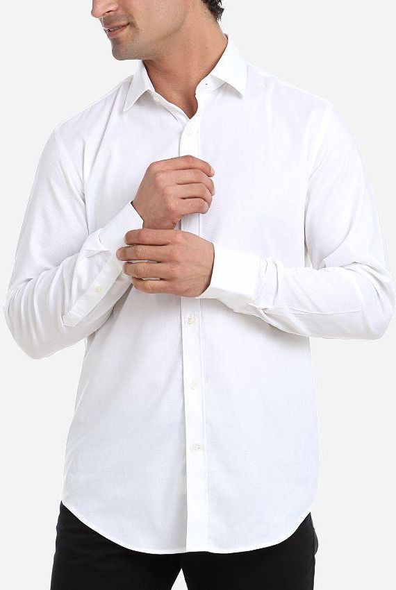 Concrete Slim Classic Shirt - White