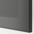 MÖRTVIKEN Door - dark grey 60x38 cm