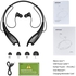 Mpow Upgraded Jaws Gen5 Bluetooth Headphones V5.0 Bluetooth Neckband Headset - 18H Playtime - Bluetooth Magnetic Earphones W/Call Vibrate & CVC 6.0  - Noise Cancelling Microphone - Wireless Neckband - Black