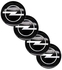 4 Pcs Car Hub Centre Caps Sticker Badge For Opel-Logo