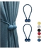 Curtain Straps Strong Magnetic Light Blue 42cm