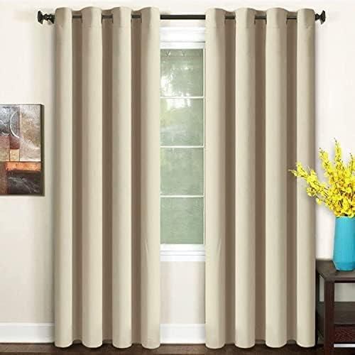 Black Out Fashion Design Curtain 92-Inch High 92-Inch Wide 92-Inch Two Piece