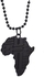 Africa Map Necklace African Pride Necklace