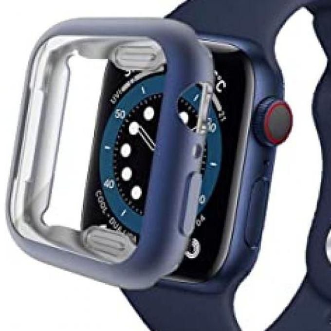 جراب حماية 360 درجة سيليكون لحماية شاشة ساعة ابل بمقياس 40 مم - كحلي Apple Watch 40mm