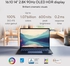ASUS ZenBook 14 OLED (2022) Laptop - 12th Gen / Intel Core i5-1240P / 14inch 2.8K OLED / 8GB RAM / 512GB SSD / Shared Intel Iris Xe Graphics / Windows 11 Home / English & Arabic Keyboard / Ponder Blue / Middle East Version - [UX3402ZA-OLED1P5W]
