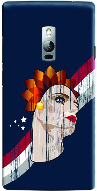 Stylizedd OnePlus 2 Slim Snap Case Cover Matte Finish - Lady Liberty (Blue)