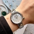 Curren 9089 Watch For Women Silver Elegant Diamond Dial Ladies Wrist WatchLuxury Quartz