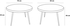Get Steel Round Center Tables Set, Two Pieces, Glass Top - Black with best offers | Raneen.com