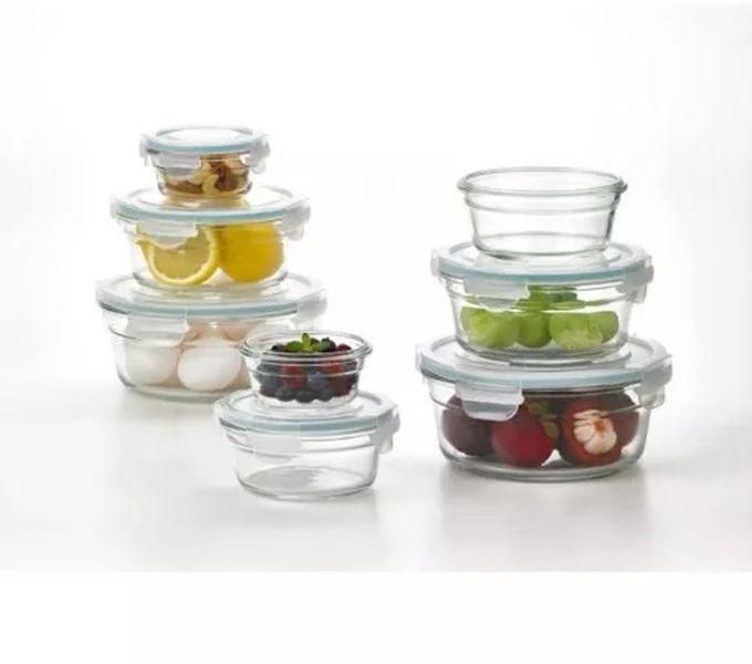 Member'S Mark Member’s Mark 16-Piece Round Shape Glass Food Storage Set