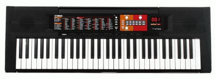 Yamaha PSR F51 61-Key Portable Electronic Classic Keyboard - Black