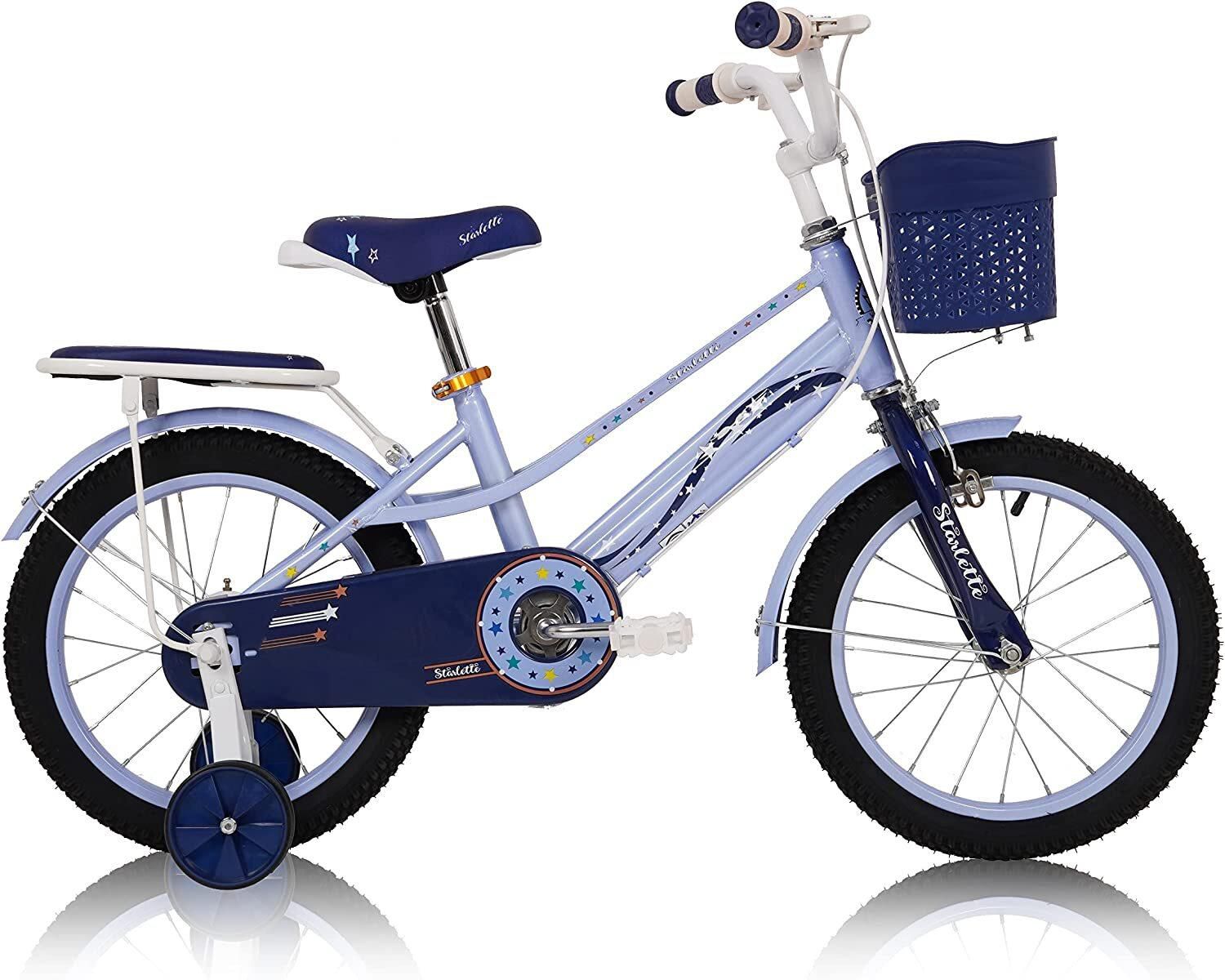 Vego Starlette Kids Road Bike With Basket 16 Inch, Purple