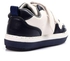 Roadwalker Bi-Tone Kids Velcro Sneakers - White & Navy Blue