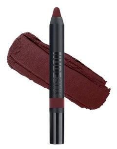 Magnetic Matte Eye Color Pencil Eyeshadow + Eyeliner + Eyelid Primer Cream Makeup Stick Long Lasting Waterproof Shade: Oh! Bergine