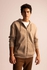 Defacto Man Boxy Fit Hooded Long Sleeve Knitted Cardigan