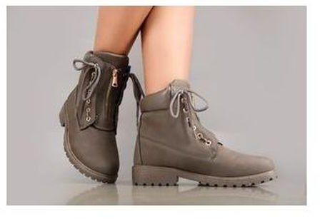 Fashion Quality Fashionable Boots For Ladies-Dark Grey