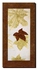 Decorative Wall Painting With Frame Brown/Beige/White 20x60centimeter
