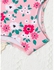 SHEIN Baby Floral Print Bow Shoulder One Piece Swimsuit