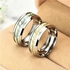 New Fashion Luminous Ring Glow In The Dark Gold Inlay Green Background Silver Men Woman Rings