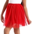 aZeeZ Kids Red Mini Tulle Tutu Skirt - Red