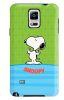 Stylizedd Samsung Galaxy Note 4 Premium Dual Layer Tough Case Cover Matte Finish - Snoopy 4