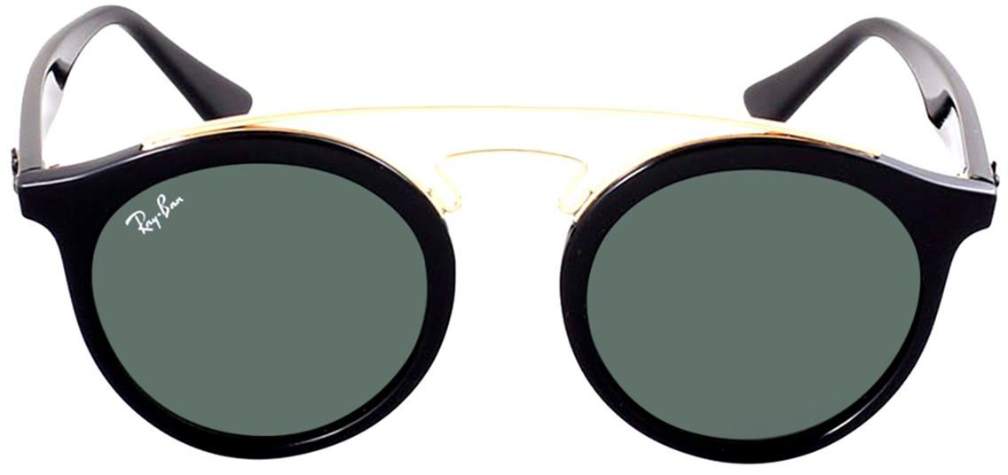 راي بان "Retro " نظارات شمسية نسائية لون أسود