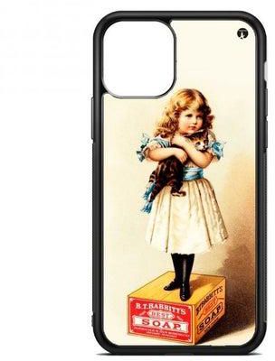 PRINTED Phone Cover FOR IPHONE 12 PRO MAX Classic Girl Holding Black Cat