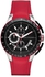 Armani Exchange For Men Black Dial Silicone Band Chronograph Watch - AX1409