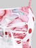 Plus Size Rose Print Lace Up Midi Handkerchief Dress - 3x | Us 22-24