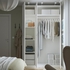 PAX / GRIMO Wardrobe combination, white, 150x60x236 cm - IKEA
