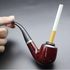 Portable Tobacco Pipe Grinder Herb Wood Pipe Resin Pipe