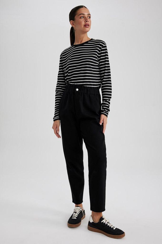 Defacto Woman Baggy Woven Trousers