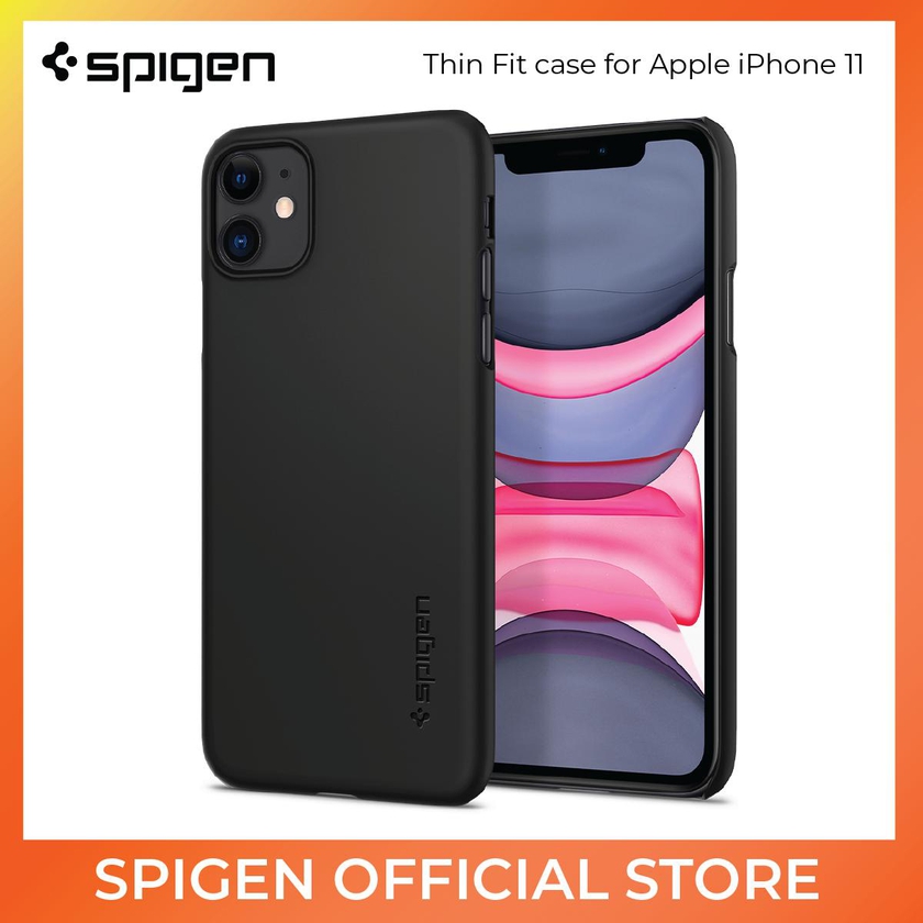 Spigen Thin Fit Case for Apple iPhone 11 Pro Max (Black)