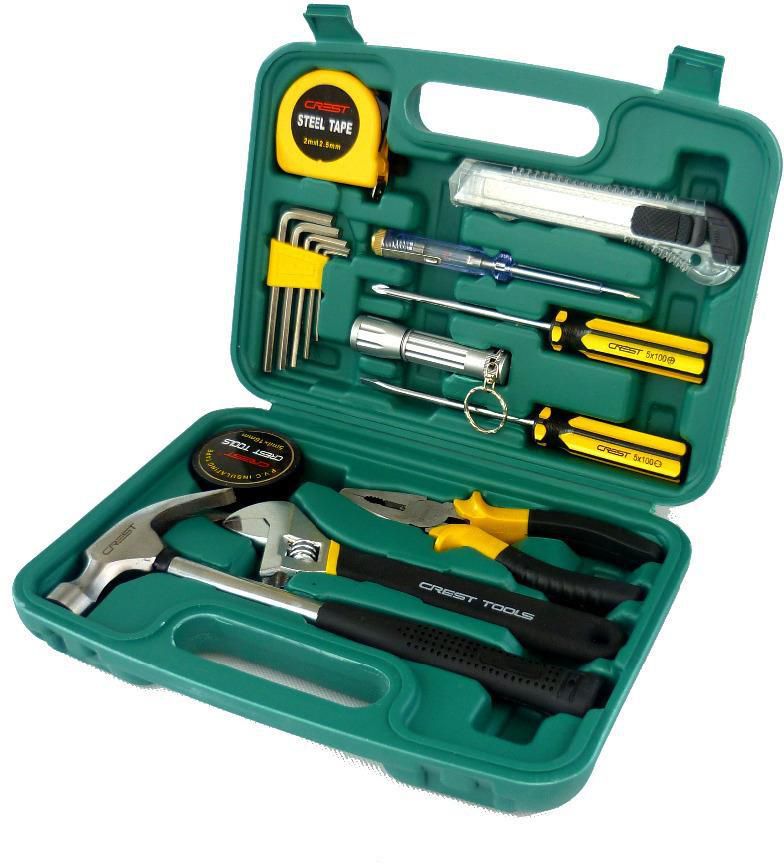 Home Package 16 PCS Tool Set With Carry Box