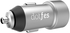 Dotfes Dual Ports Car Charger with Micro USB Cable , Silver , B03S