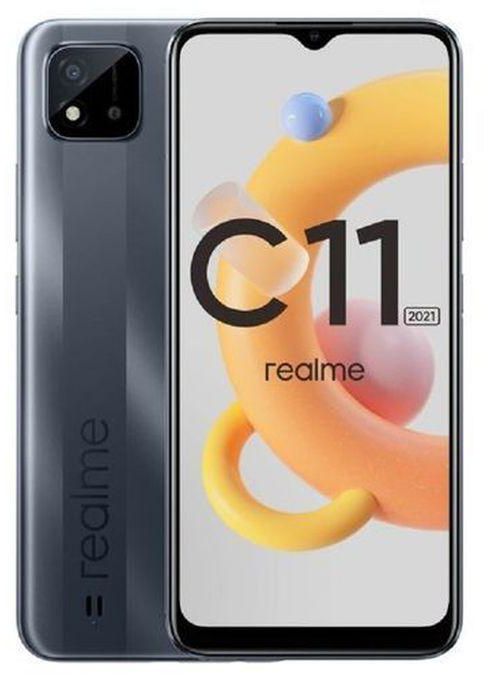 realme Realme C11(2021)- 6.52-inch 32GB/2GB Dual SIM 4G Mobile Phone - Iron Grey