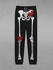 Gothic Skeleton Ripped Heart Print Drawstring Jogger Pants For Men - 4xl