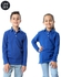 Kady Kids Long Sleeves Pique Polo Shirt - Royal Blue