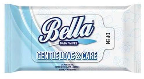 Bella Wet Wipes Gentle Love & Care- 48Pcs
