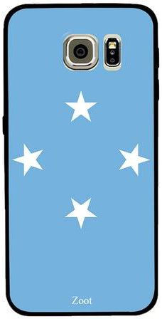 غطاء حماية واقٍ لهاتف سامسونج جالاكسي S6 إيدج علم دولة ولايات ميكرونيسيا المتحدة