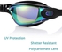 نظارات سباحة مضادة للضباب ومقاومة للتسرب مناسبة للبالغين والشباب والأطفال - نظارات سباحة مقاومة للأشعة فوق البنفسجية