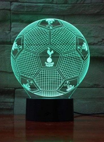 3D Night Light Tottenham Football Illusion Table Lamp Led 7 Color Touch Remote Control Color Mood Lamp Usb Home Bedroom Bedside Lamp