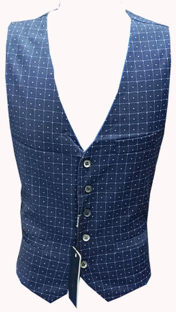 Men`s Fitted Business Suit Vests 5 Buttons Fitted Fit Waistcoat For Suit